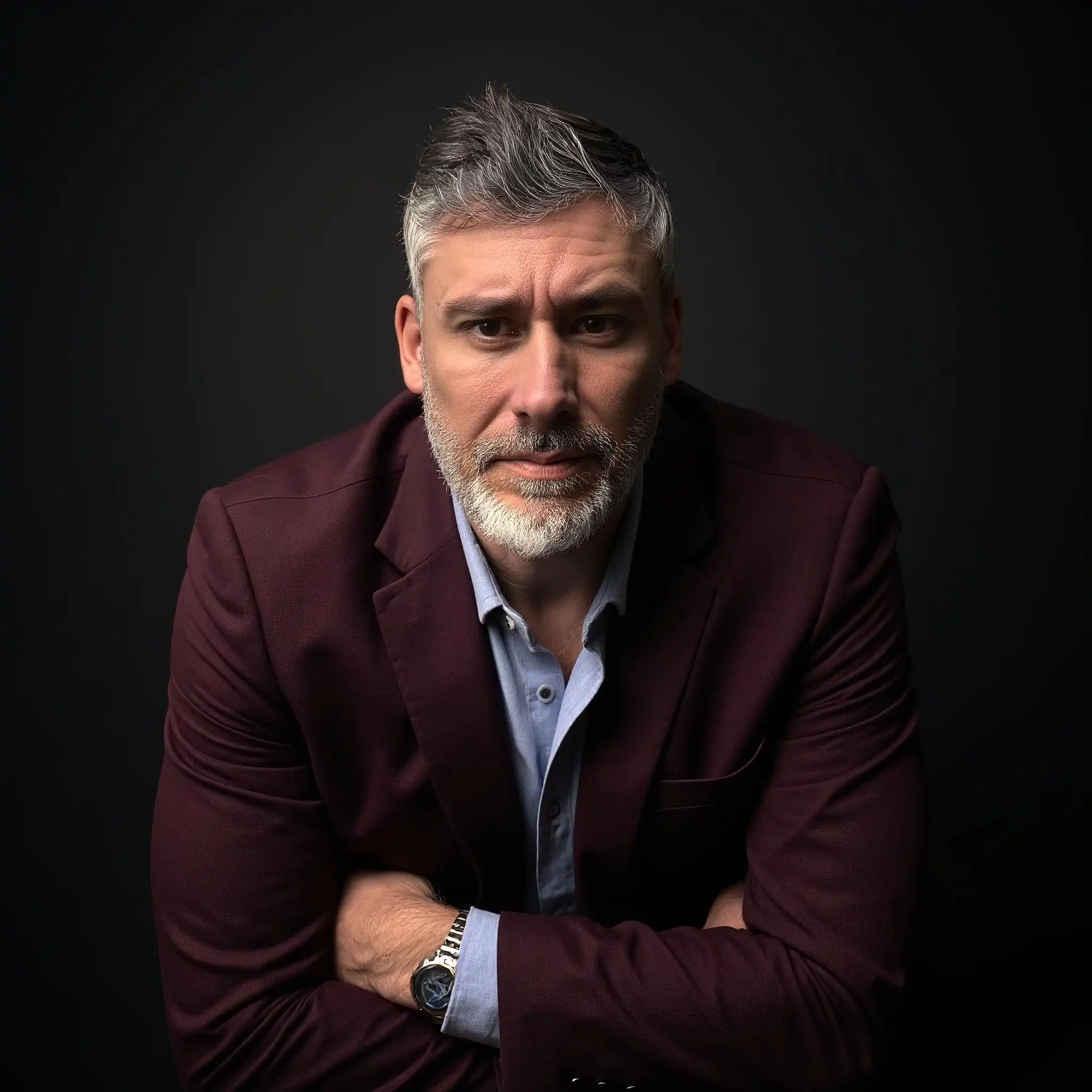 AI-generated headshot 37 for David, Marketing Strategist
