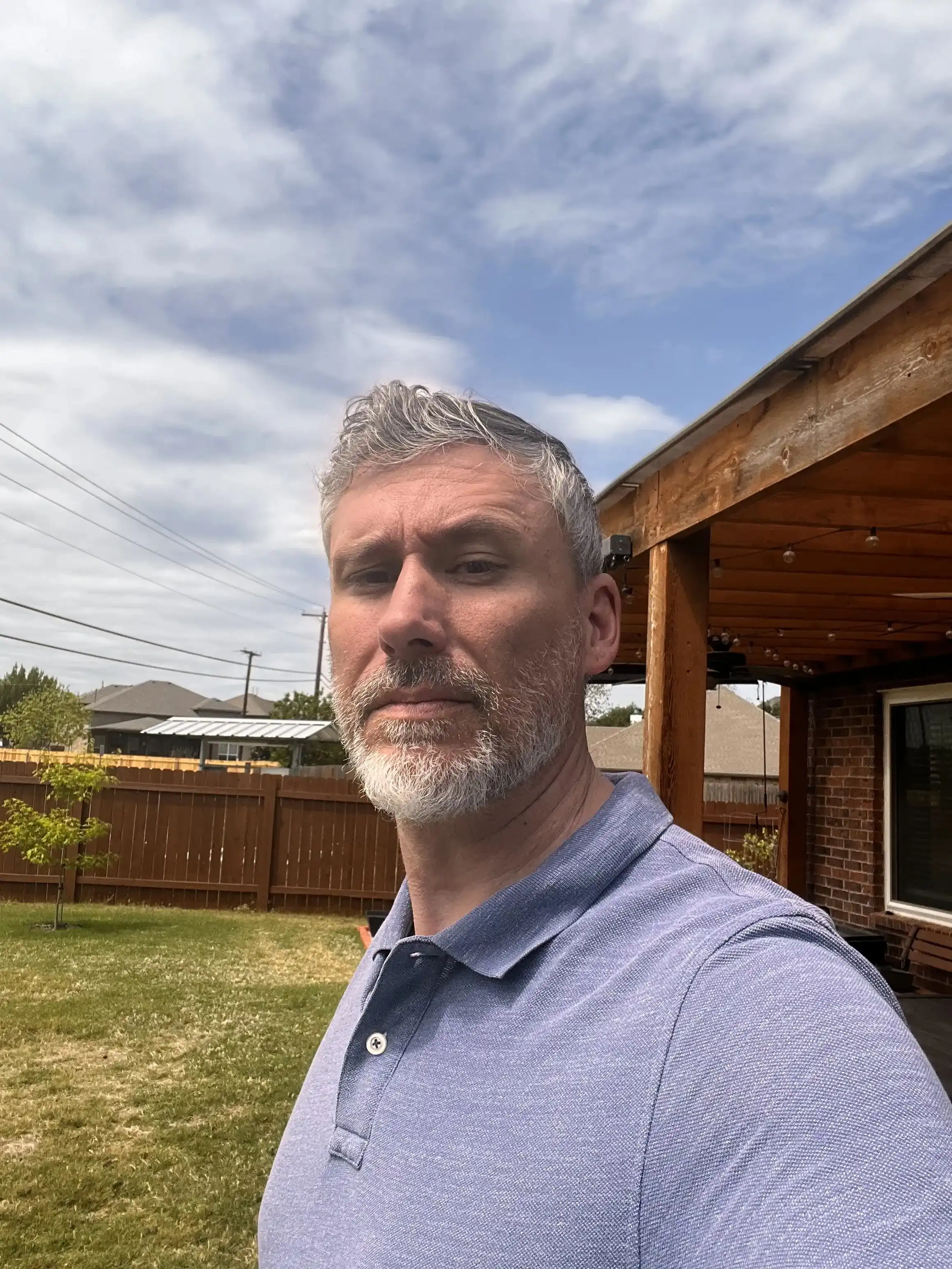 David's uploaded selfie 5 before AI headshot