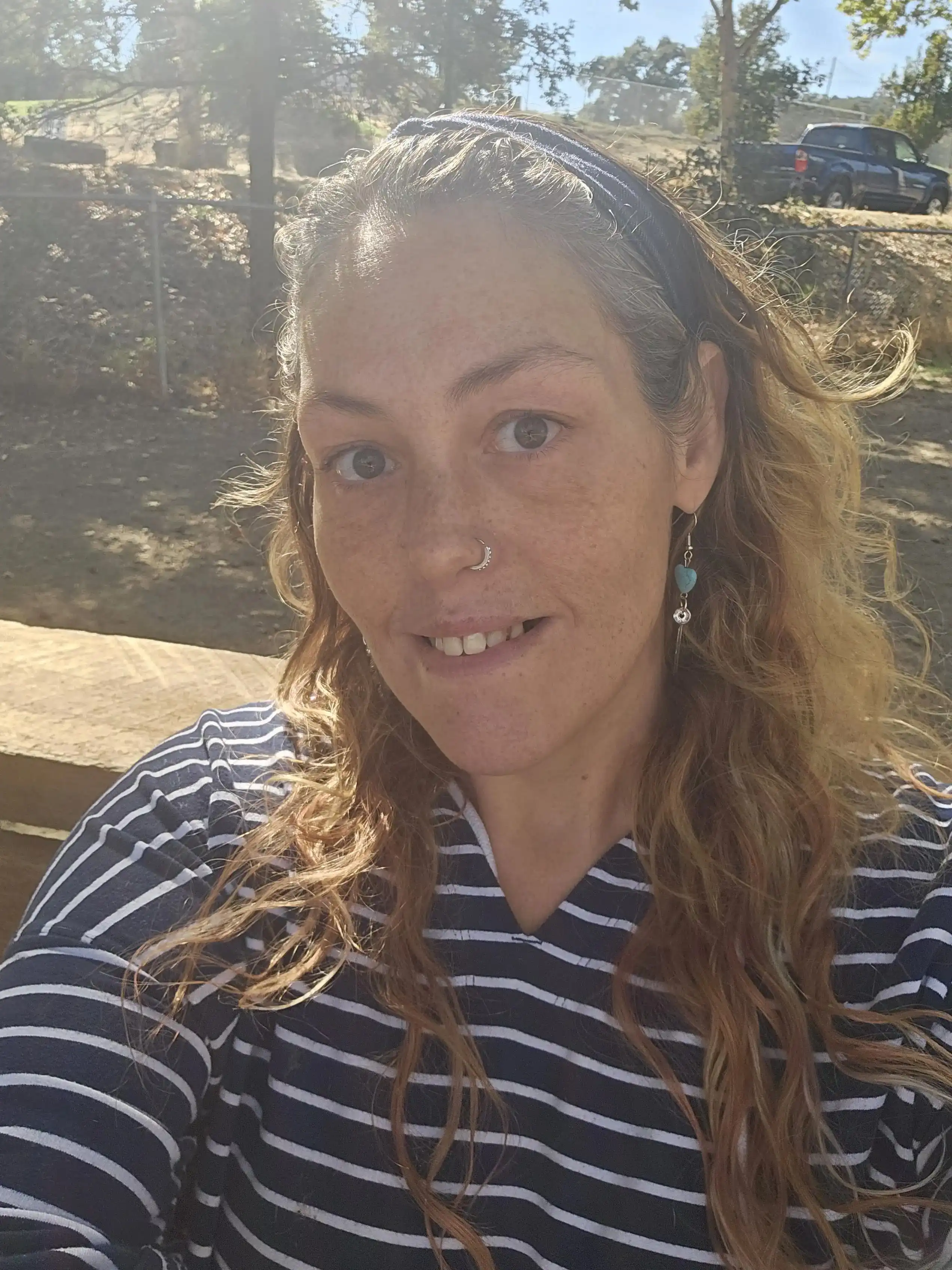 Melissa's uploaded selfie 5 before AI headshot