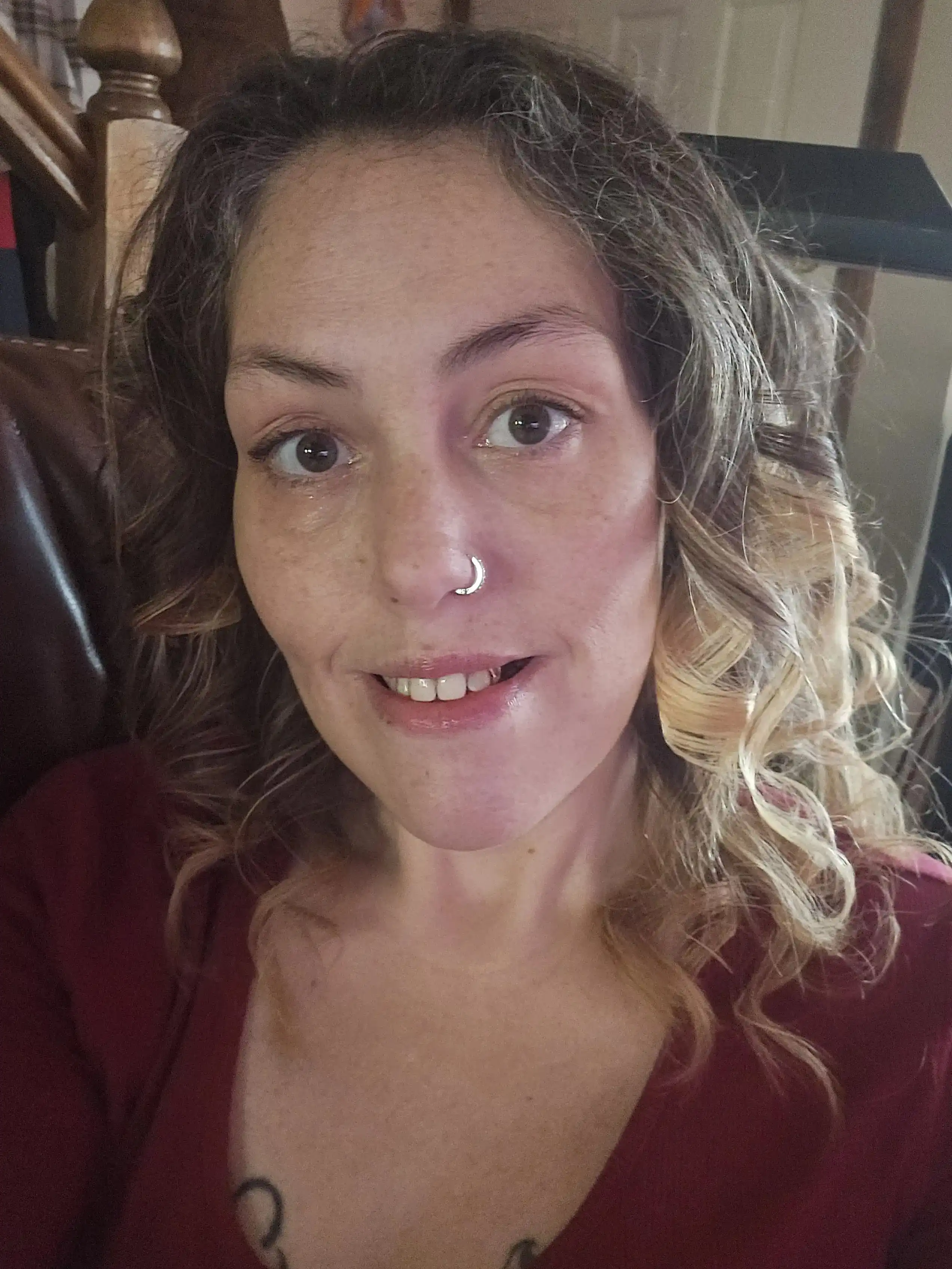 Female selfie